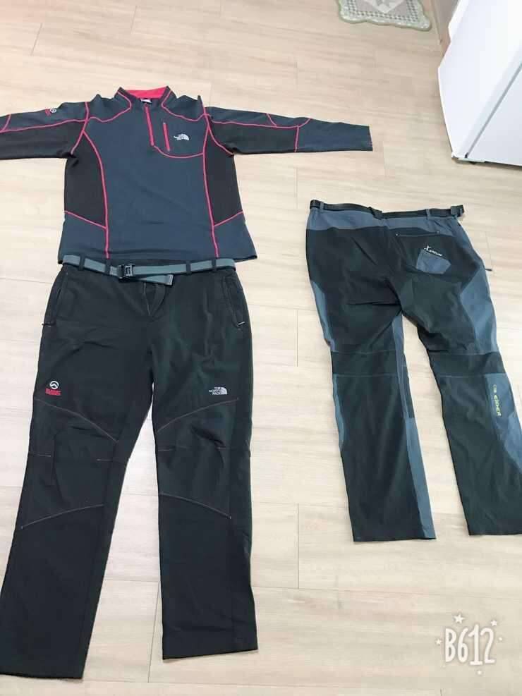 노스페이스 등산복 아이더 등산바지 싸게 팝니다 (중고장터 - 비낚시용품)