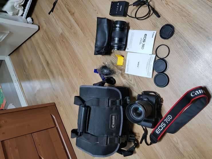 캐논70D 카메라 (중고장터 - 비낚시용품)