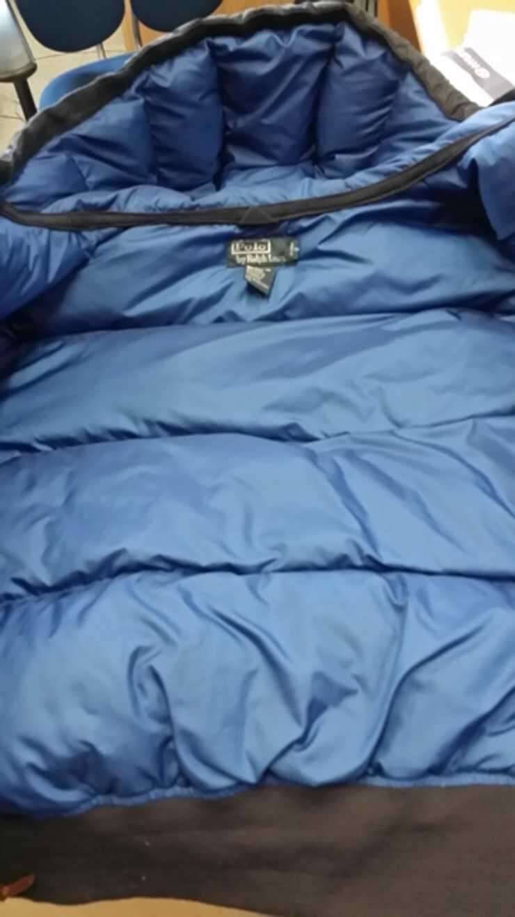 폴로 다운 후드형 패딩조끼 (중고장터 - 비낚시용품)