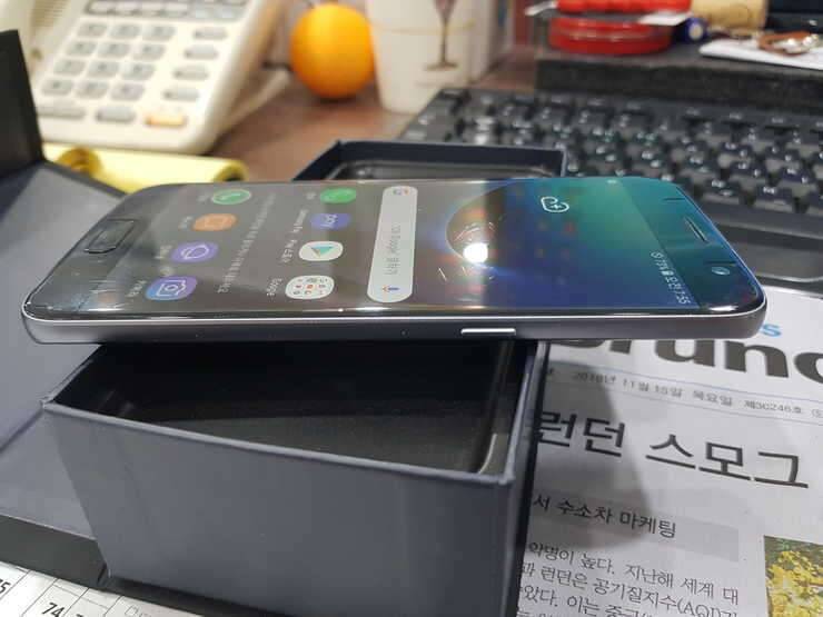 삼성 갤럭시 S7블랙32G팝니다 (중고장터 - 비낚시용품)
