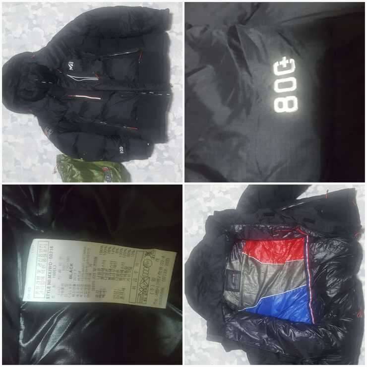 밀레 패딩800팝니다 매장정품 (중고장터 - 비낚시용품)