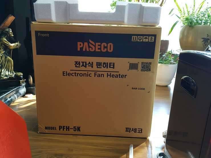파세코 전자식 팬히터PFH5K 팝니다 (중고장터 - 비낚시용품)
