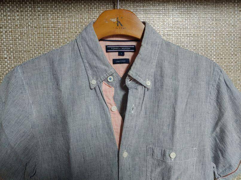 31인치 JCrew 반바지 타미 반팔 린넨셔츠 (중고장터 - 비낚시용품)