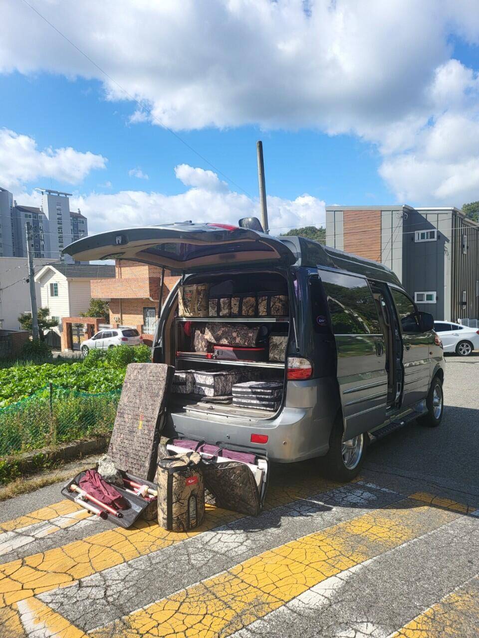 스타렉스용 3단적재함 (중고장터 - 비낚시용품)
