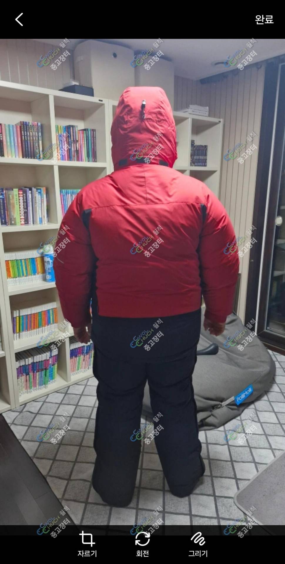 몽벨 우모복 대장점퍼바지 팝니다 (중고장터 - 비낚시용품)