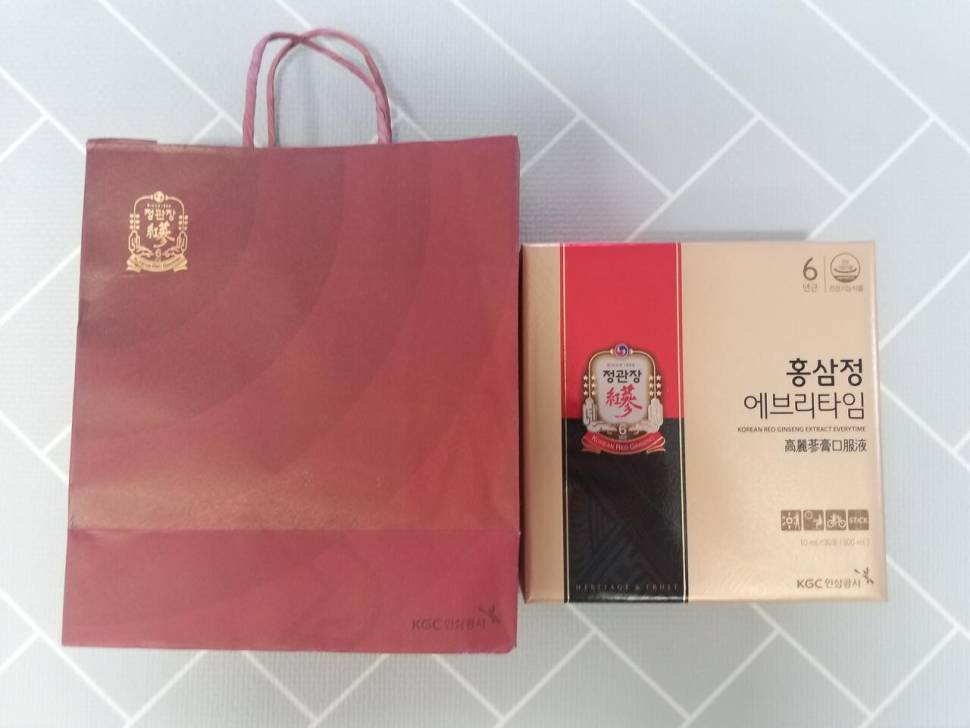 정관장 에브리타임 홍삼정30포 (중고장터 - 비낚시용품)