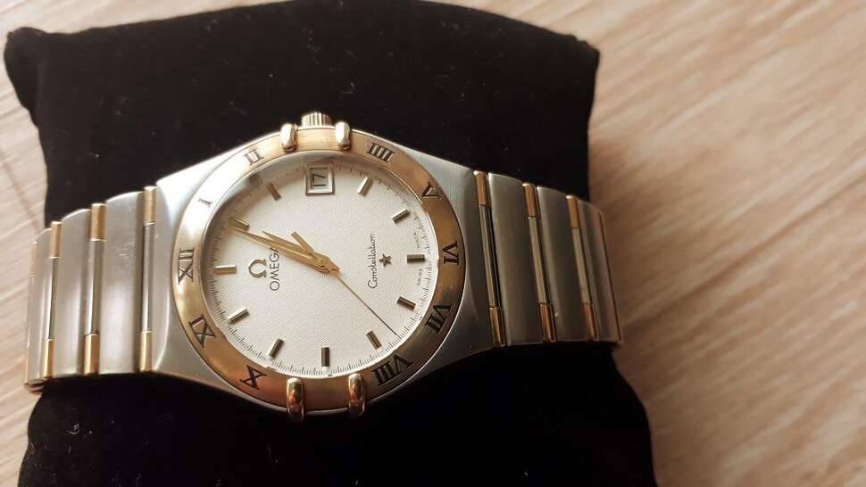 OMEGA 정품 오메가 컨스틸레이션 18k 골드 콤비 시계 (중고장터 - 비낚시용품)