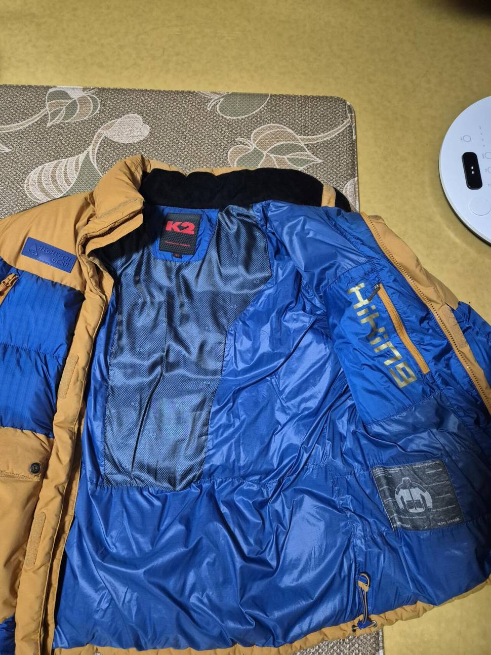 K2구스 패딩 100 EXR오리털 패딩100 뉴발란스 바람막이 (중고장터 - 비낚시용품)