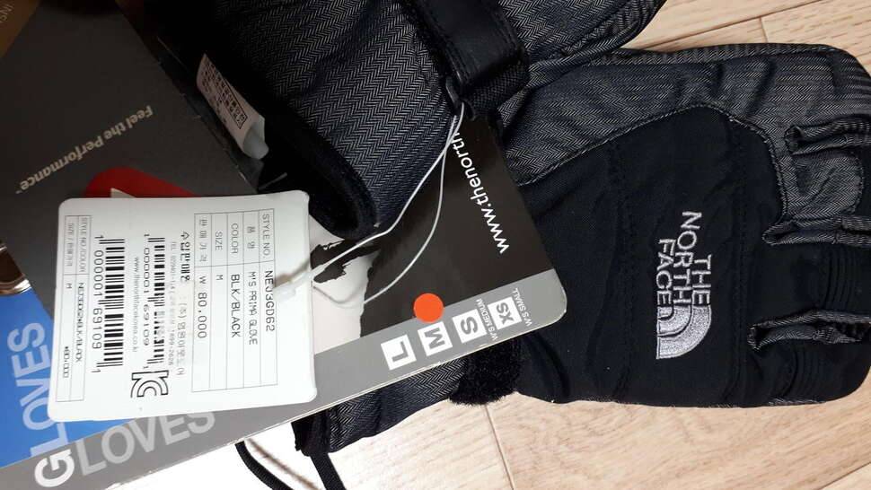 노스페이스 장갑 (중고장터 - 비낚시용품)