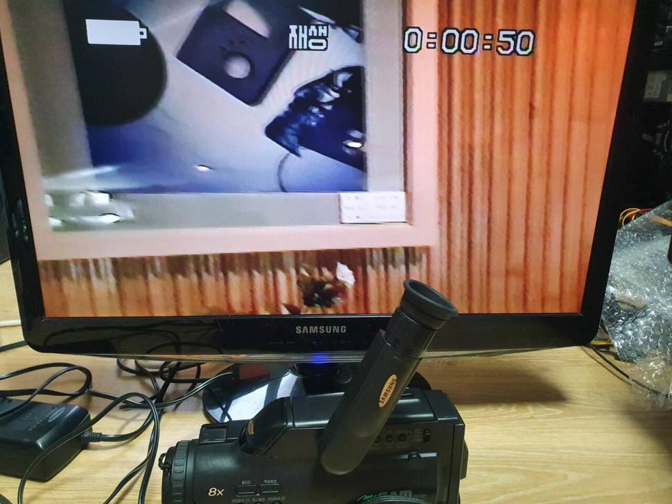 삼성 SVU10 구형 8mm 캠코더 내놓습니다 (중고장터 - 비낚시용품)
