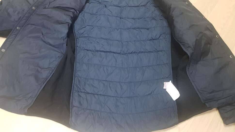 밀레 패딩 자컷 팝니다105네이비 (중고장터 - 비낚시용품)