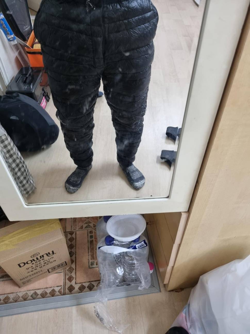 노스페이스 히말라야 잠바 패딩바지 (중고장터 - 비낚시용품)