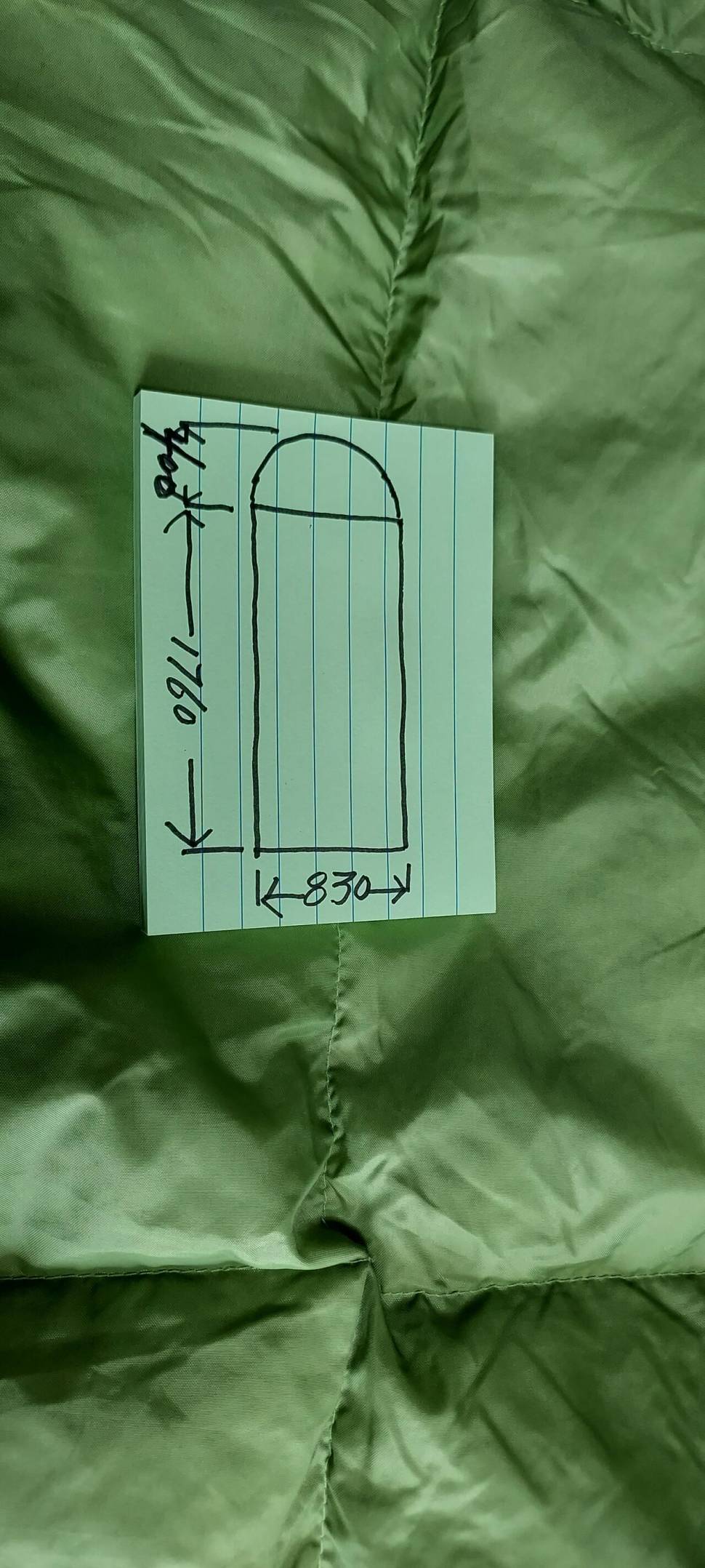 비옷회오리상사거위털침낭 (중고장터 - 비낚시용품)