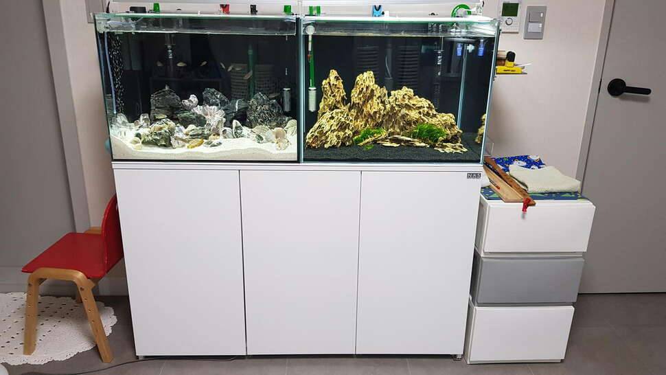 NAS 1200 어항 받침대 새제품 페리하 외부 여과기 팝니다 (중고장터 - 비낚시용품)