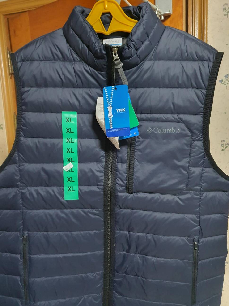 콜롬비아 다운 조끼 105 (중고장터 - 비낚시용품)