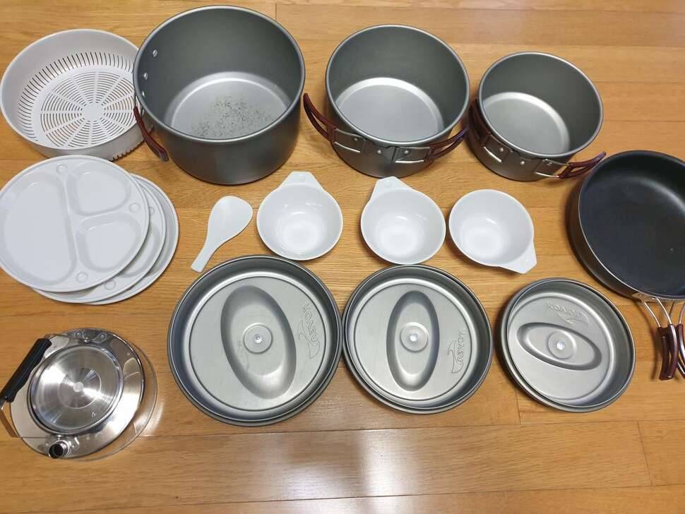 여러가지 코펠팝니다 (중고장터 - 비낚시용품)