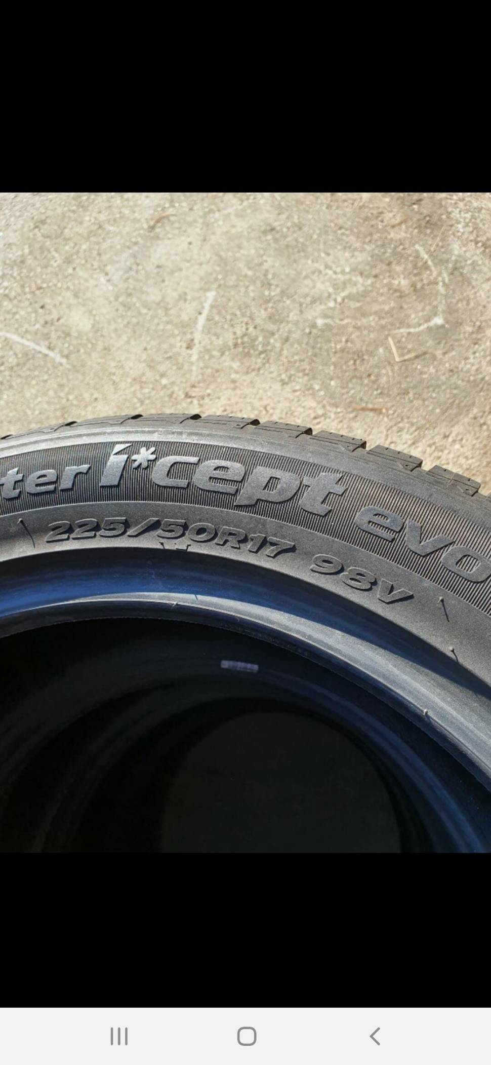스노우 타이어 22550 r 17 (중고장터 - 비낚시용품)