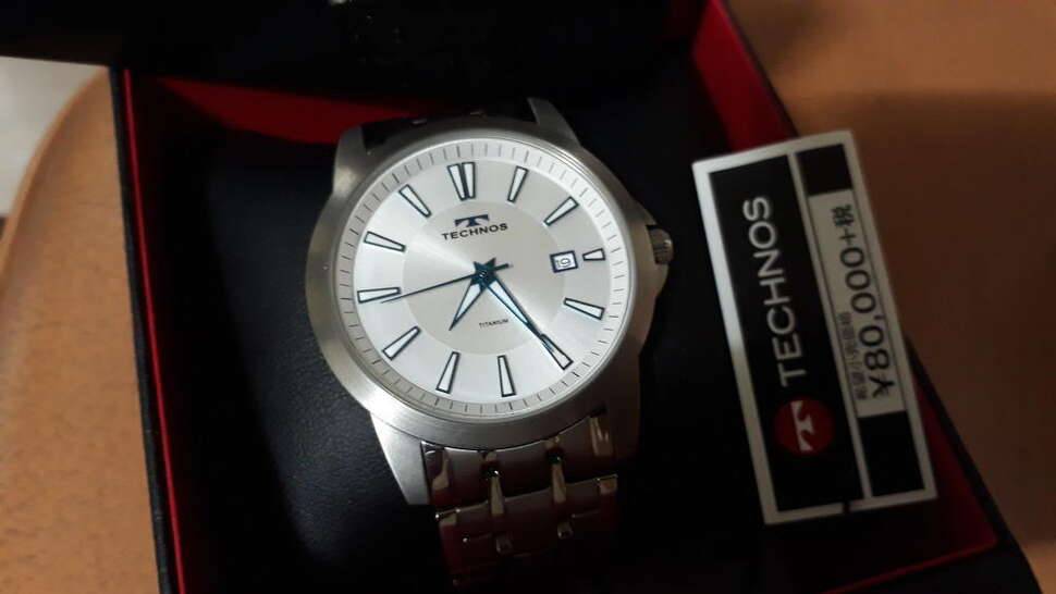 TECHNOS TITANIUM 테크노스 티타늄 시계 (중고장터 - 비낚시용품)