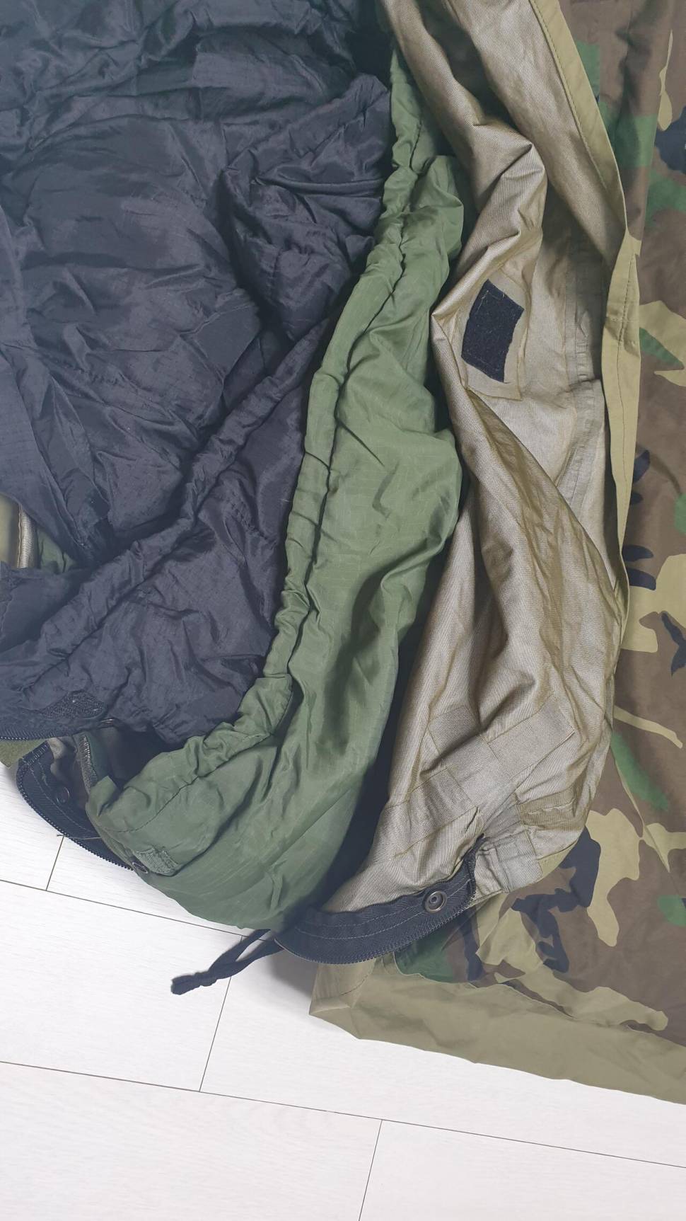 미군고어텍스 침낭4ps팝니다 (중고장터 - 비낚시용품)
