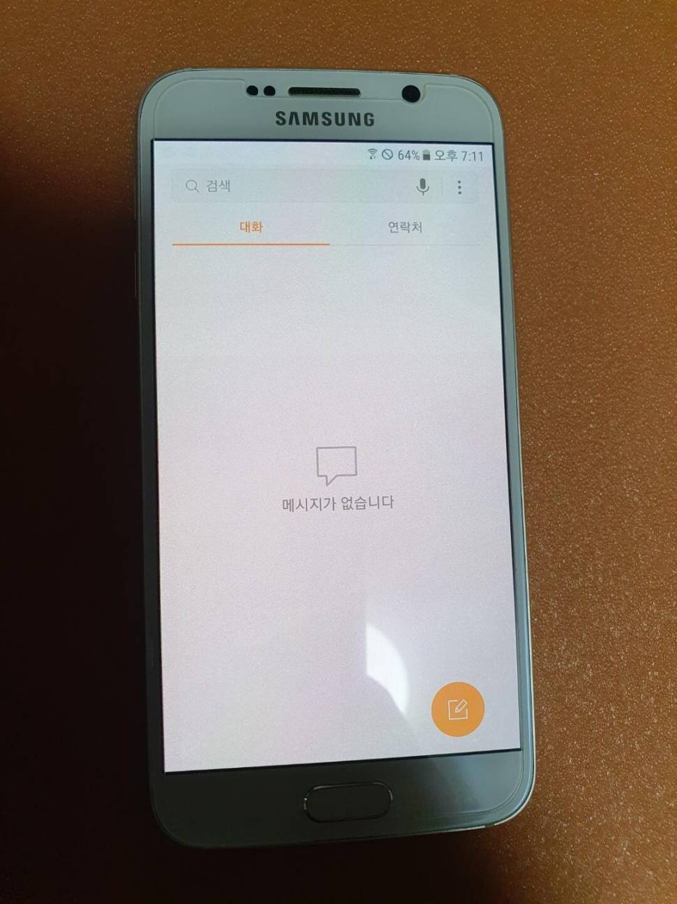 갤럭시 S6 G920 L 잔상있음 내놓습니다 (중고장터 - 비낚시용품)