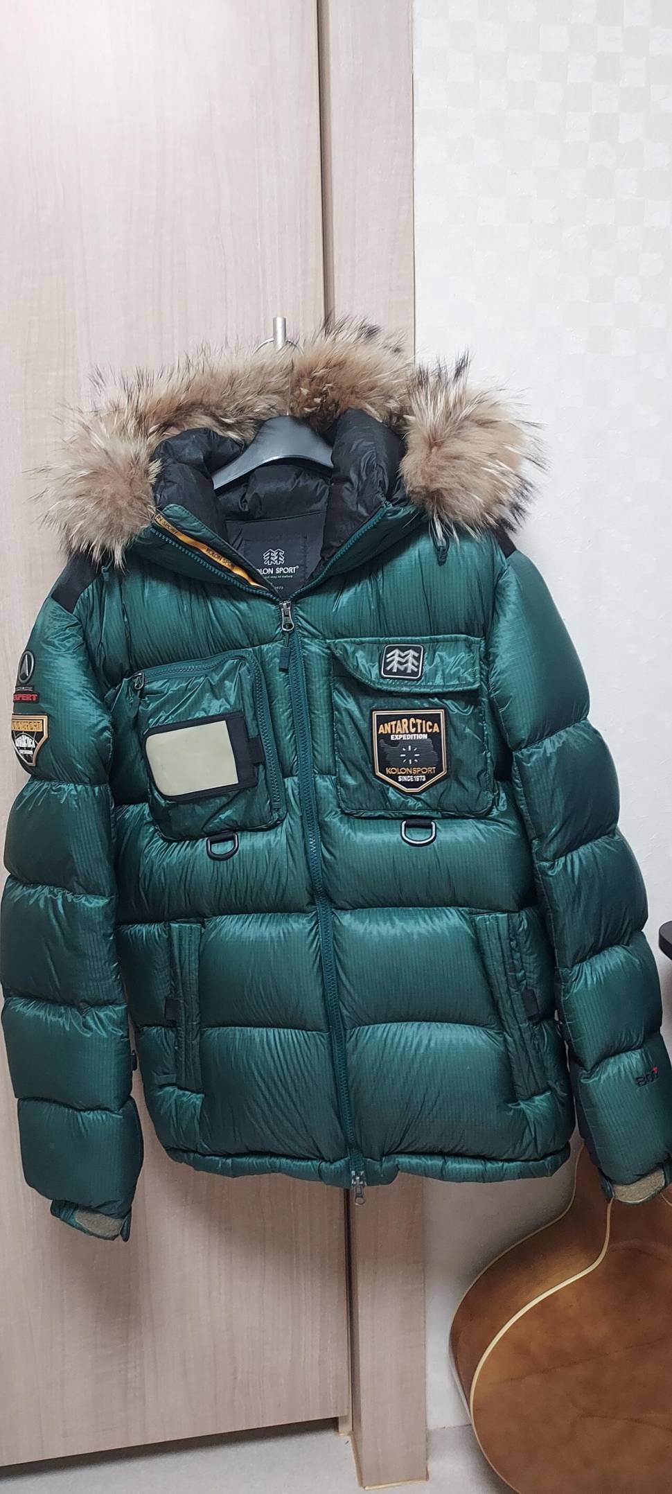 코오롱패딩콜롬비아패딩 코오롱 고어택스 바람막이 팝니다 (중고장터 - 비낚시용품)