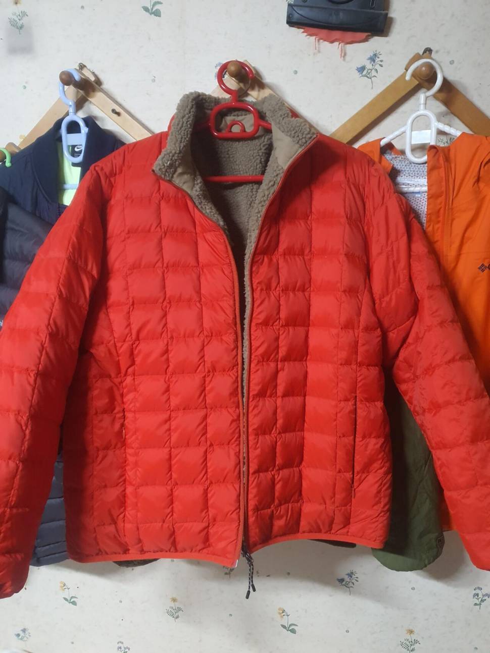 타이온 양면 다운 후리스 110 xxl (중고장터 - 비낚시용품)
