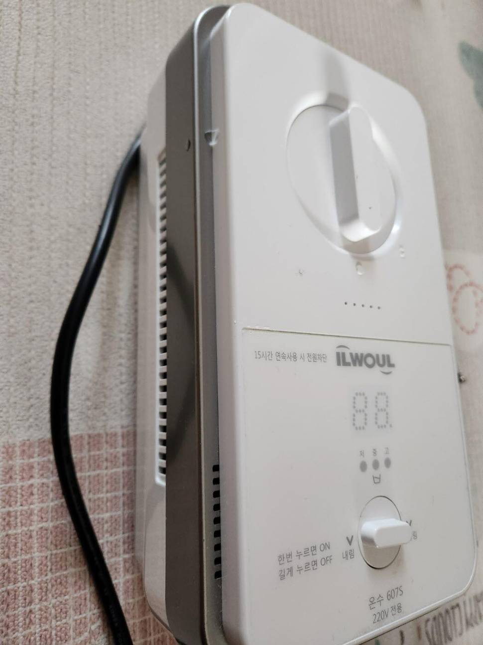 일월 온수매트 1채널 보일러 607s 단품 내놓습니다 (중고장터 - 비낚시용품)