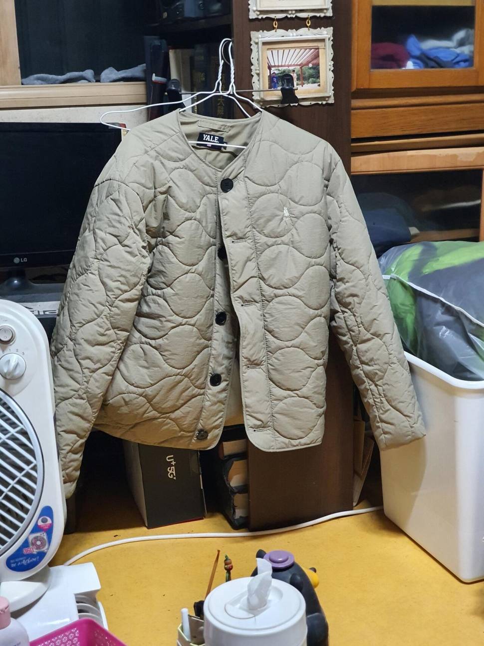 남여공용 예일 퀼팅 경량패딩 깔깔이 (중고장터 - 비낚시용품)