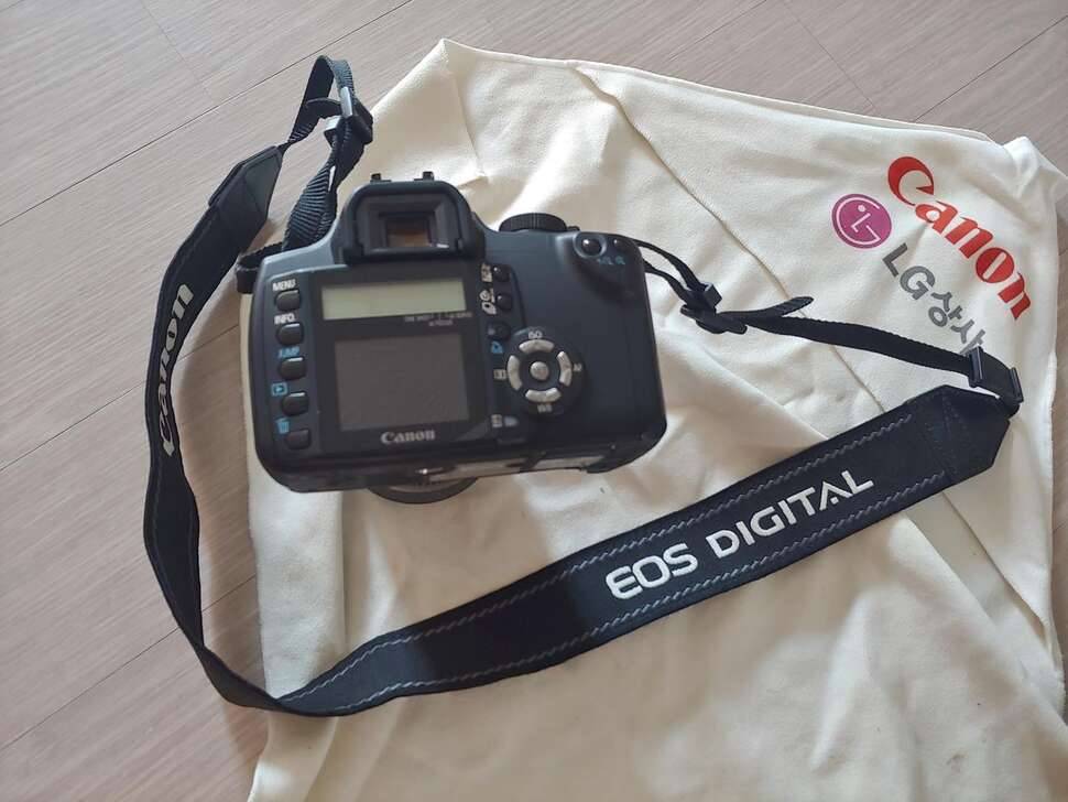 카메라 캐논 EOS350D 및 렌즈 팝니다 (중고장터 - 비낚시용품)