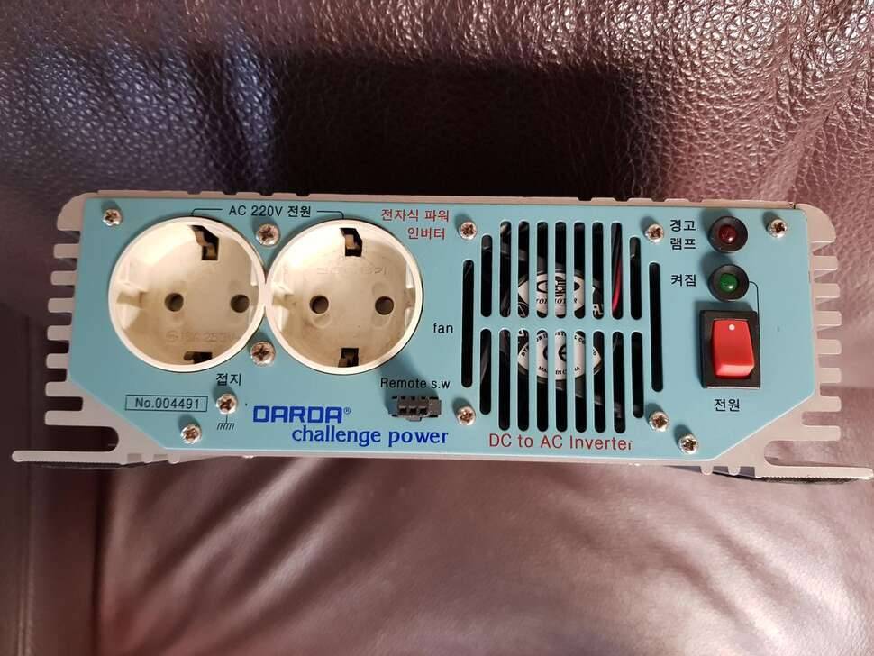 다르다 12V 유사계단파 DP3500A 인버터 분양 (중고장터 - 비낚시용품)