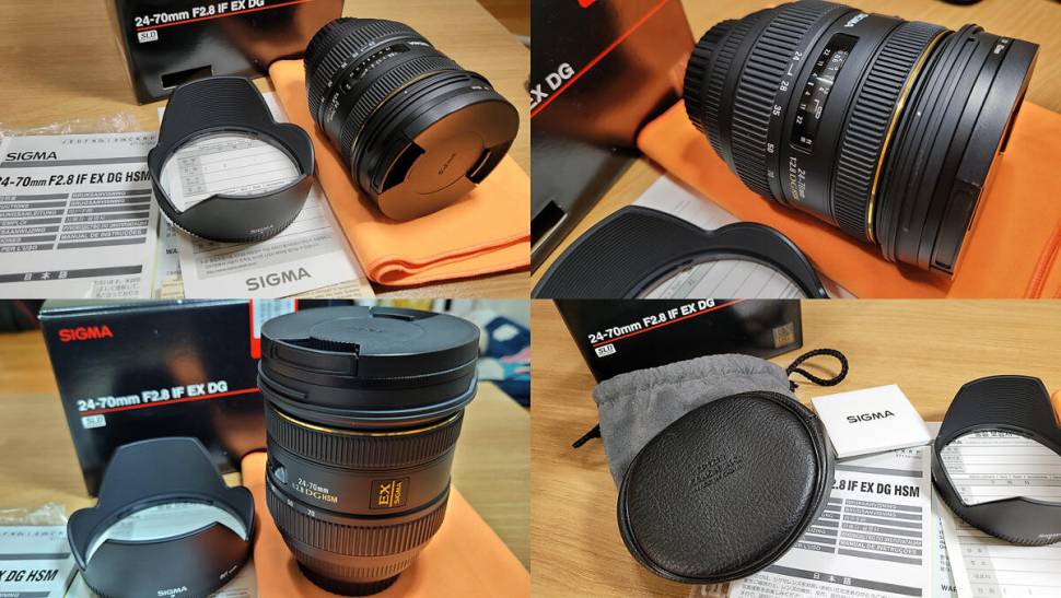 DSLR 렌즈 시그마 2470 f28 ex dg 캐논용신품급 판매 교환 (중고장터 - 비낚시용품)