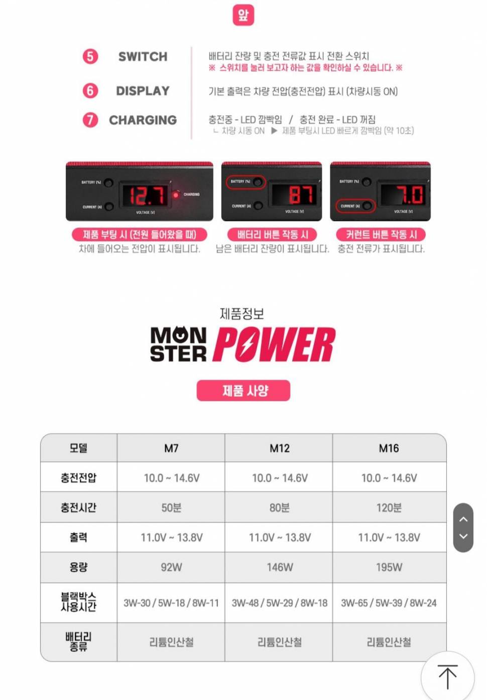 파인뷰 LXQ2000 블랙박스몬스터 파워 블랙박스 M7 보조 배터리 (중고장터 - 비낚시용품)