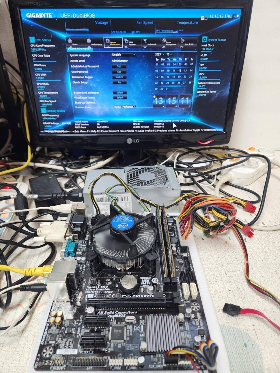 i3 4170 cpu H81 보드 8gb 일괄 내놓습니다 (중고장터 - 비낚시용품)