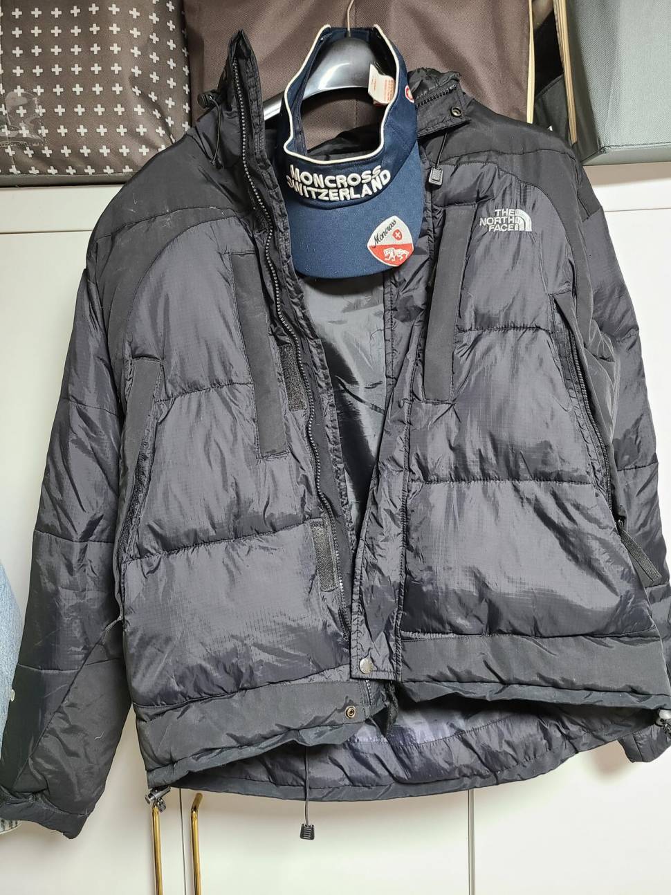 노스페이스 짧은패딩 (중고장터 - 비낚시용품)
