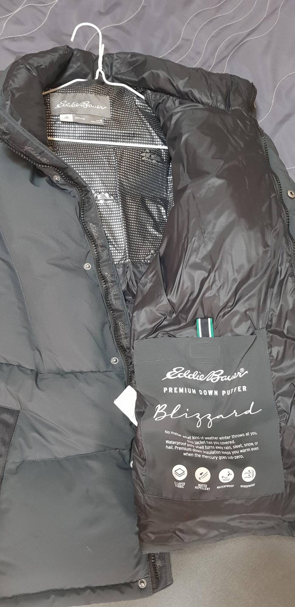 에디바우어 다운점퍼 (중고장터 - 비낚시용품)