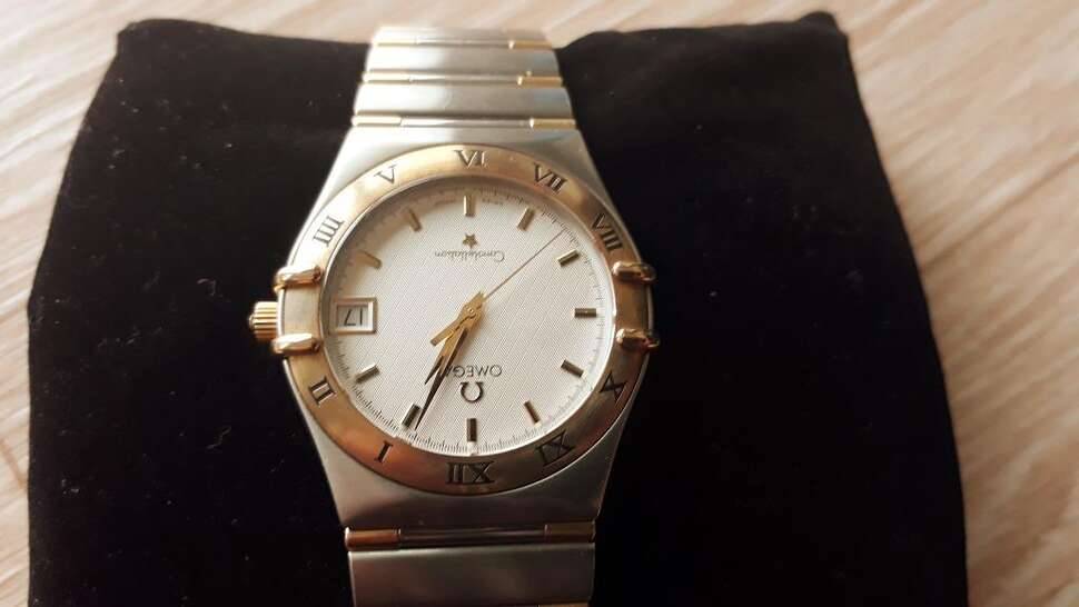 OMEGA 정품 오메가 컨스틸레이션 18k 골드 콤비 시계 (중고장터 - 비낚시용품)