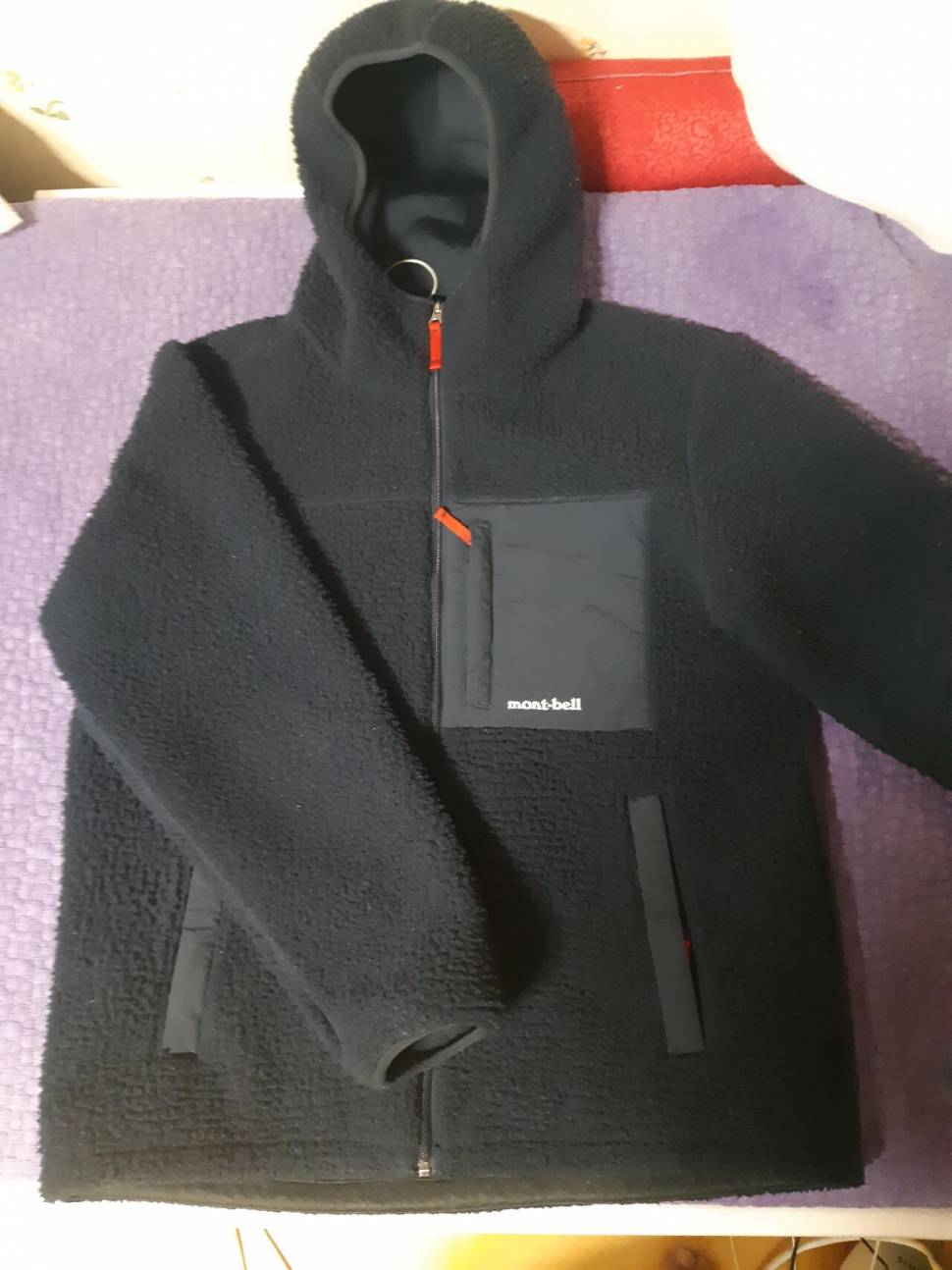 XL 105 사용감 있는 양털 플리스 후디 자켓 판매합니다 (중고장터 - 비낚시용품)