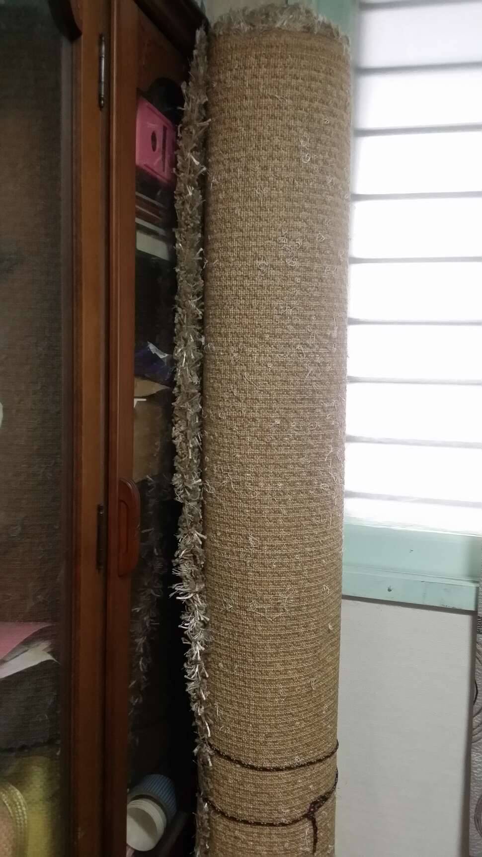 통원목테이블과 양탄자 (중고장터 - 비낚시용품)