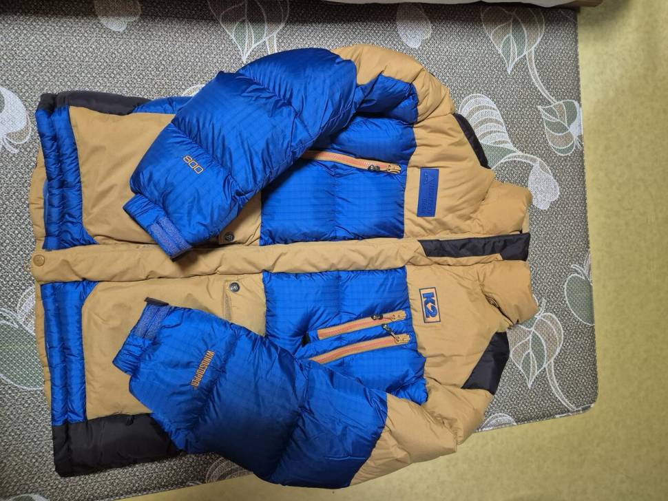 K2구스 패딩 100 EXR오리털 패딩100 뉴발란스 바람막이 (중고장터 - 비낚시용품)