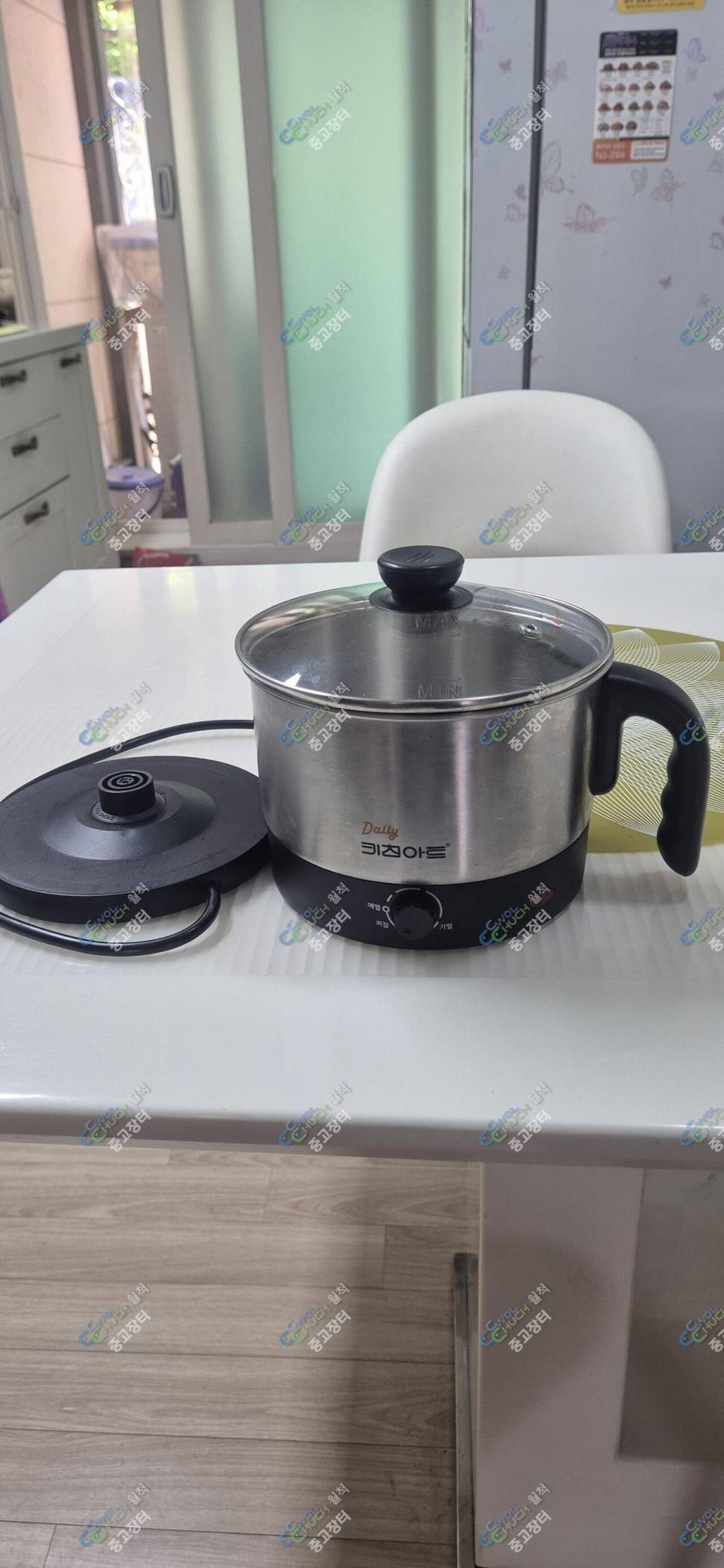 캠핑용 미니 선풍기 전기포트 (중고장터 - 비낚시용품)