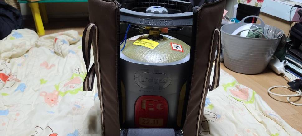 스웨덴 에코6kg 가스통 판매 합니다 재업 (중고장터 - 비낚시용품)