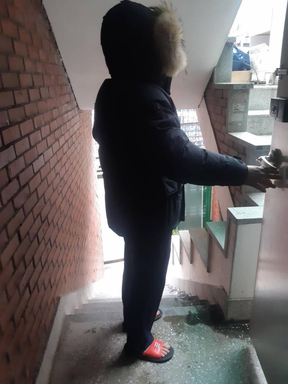 코오롱 안타티카 대장 패딩95 실제치수100검정색 판매 합니다 (중고장터 - 비낚시용품)