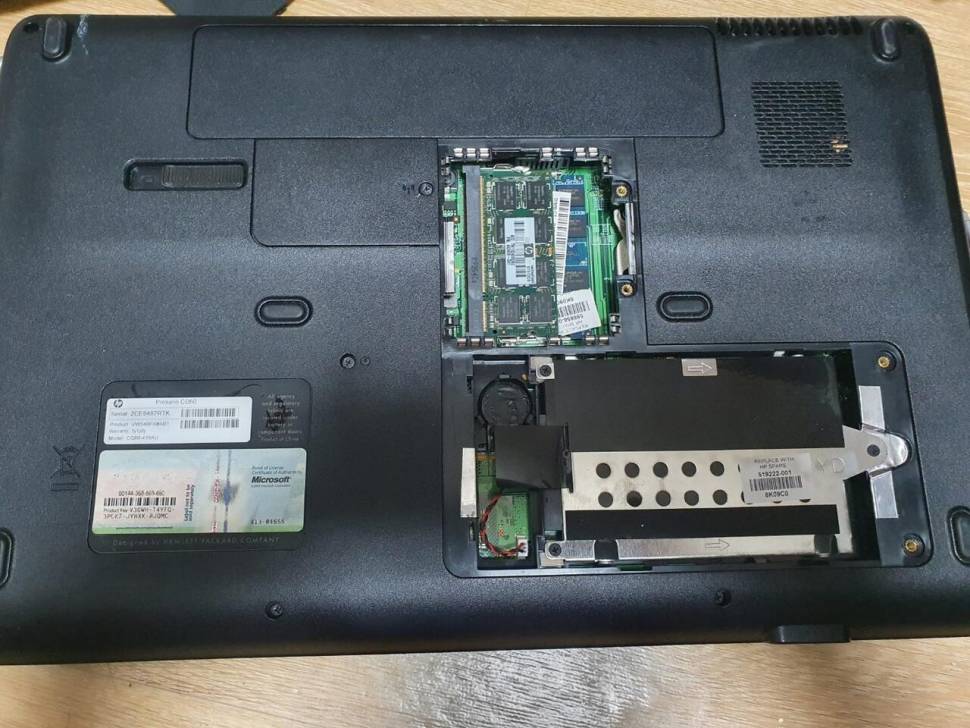 HP Presario CQ60 amd 애슬론 듀얼코어 ql65 노트북 (중고장터 - 비낚시용품)