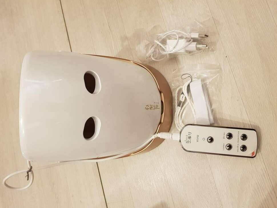 홍이화LED핸드케어탈모방지헬멧마스크 팝니다 (중고장터 - 비낚시용품)