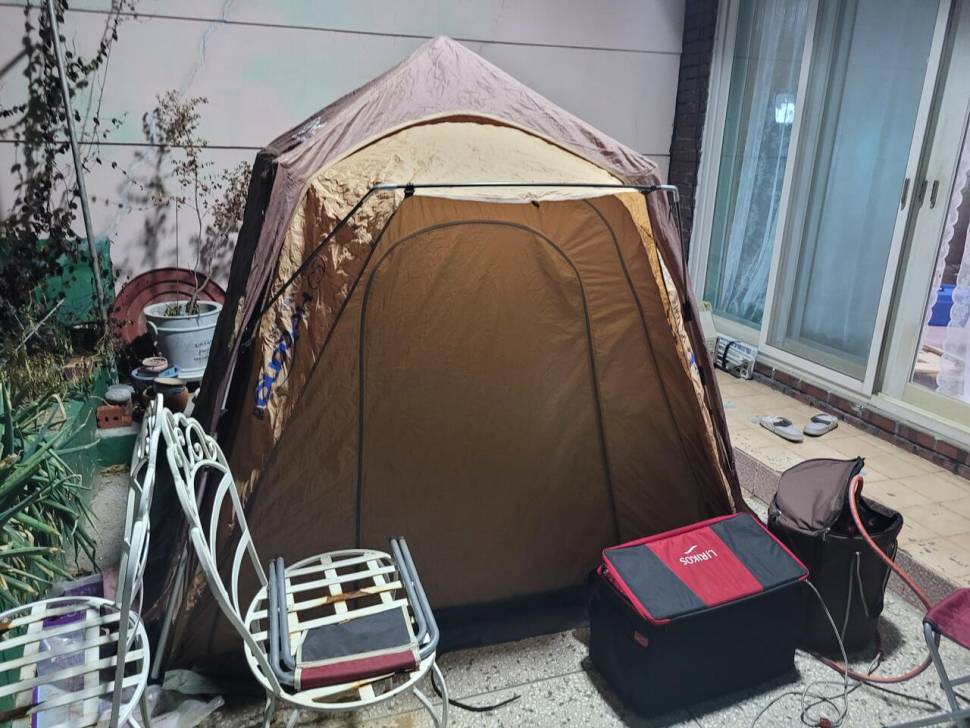 따뜻한 온수온풍기 가격 내림9만원 (중고장터 - 비낚시용품)