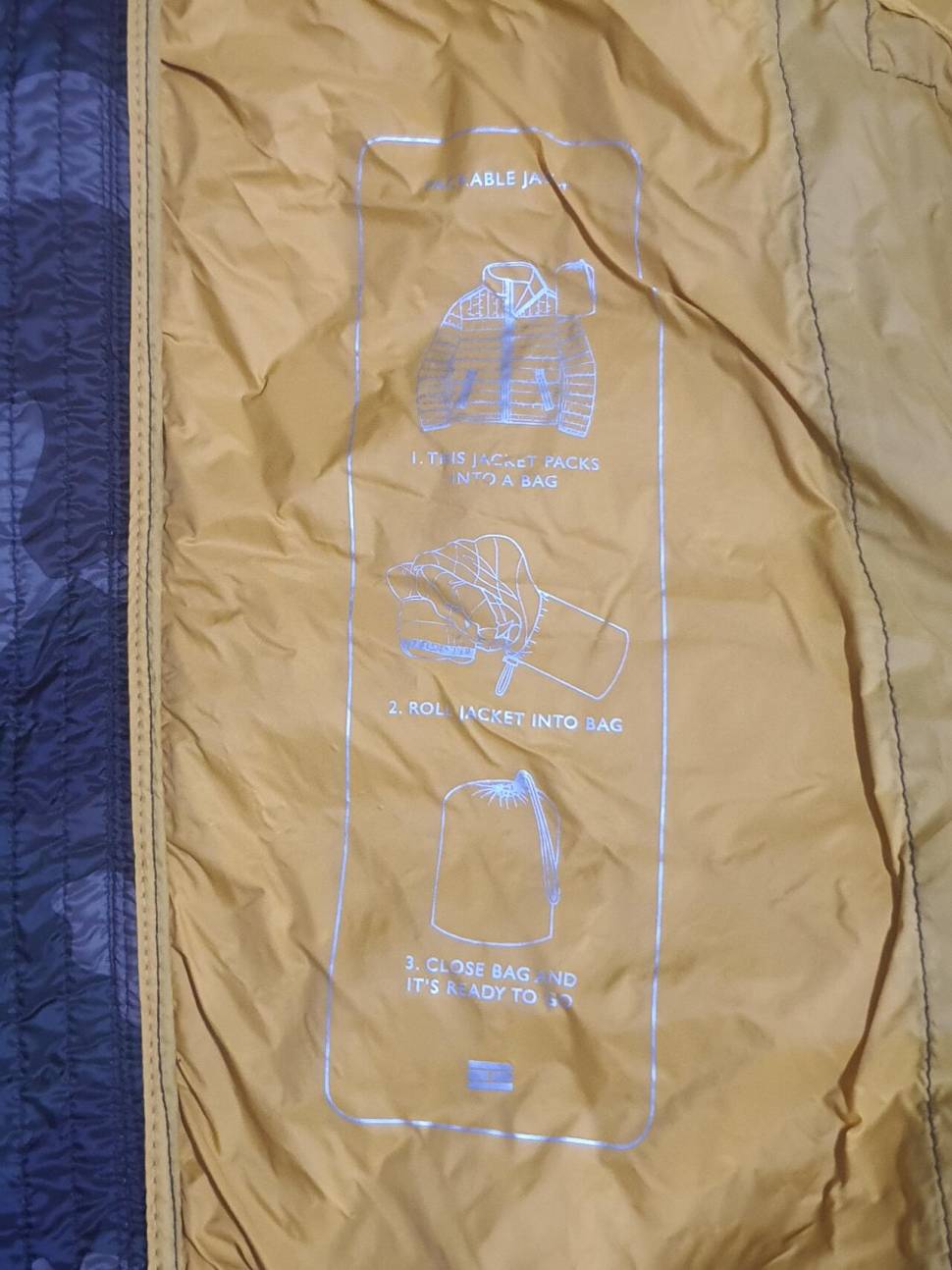 타미힐피거 105110 밀리터리 카모 경량패딩 (중고장터 - 비낚시용품)