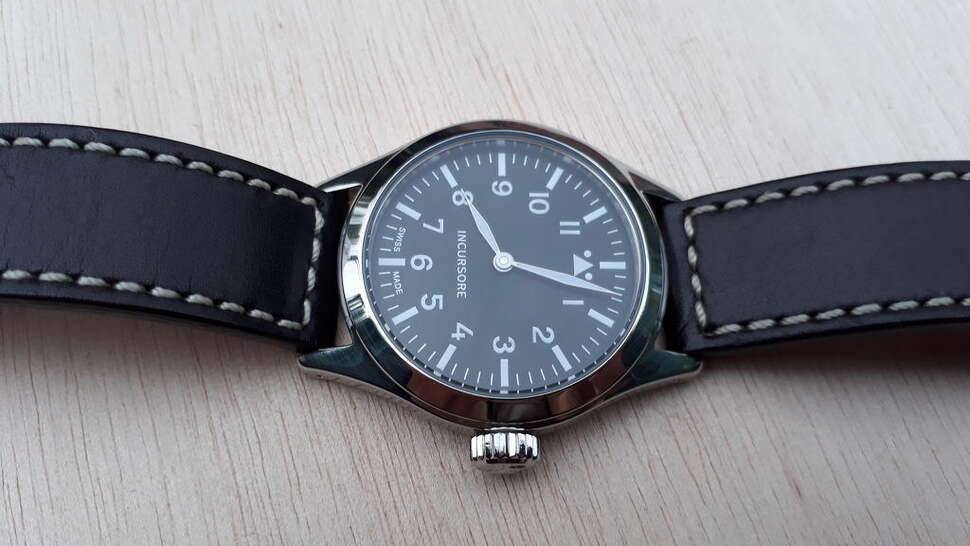 SWISS GLYCINE 에어맨 PILOT 항공 수동 시계 (중고장터 - 비낚시용품)