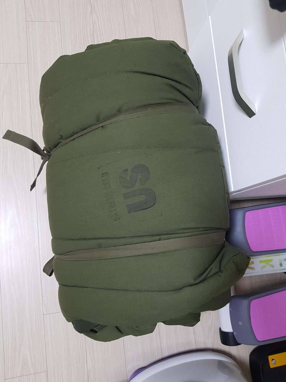 미군혹한기 동계침낭 팝니다2개 가격내림 급매 (중고장터 - 비낚시용품)