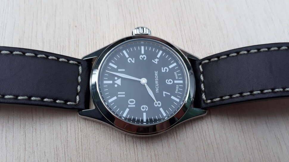 SWISS GLYCINE 에어맨 PILOT 항공 수동 시계 (중고장터 - 비낚시용품)