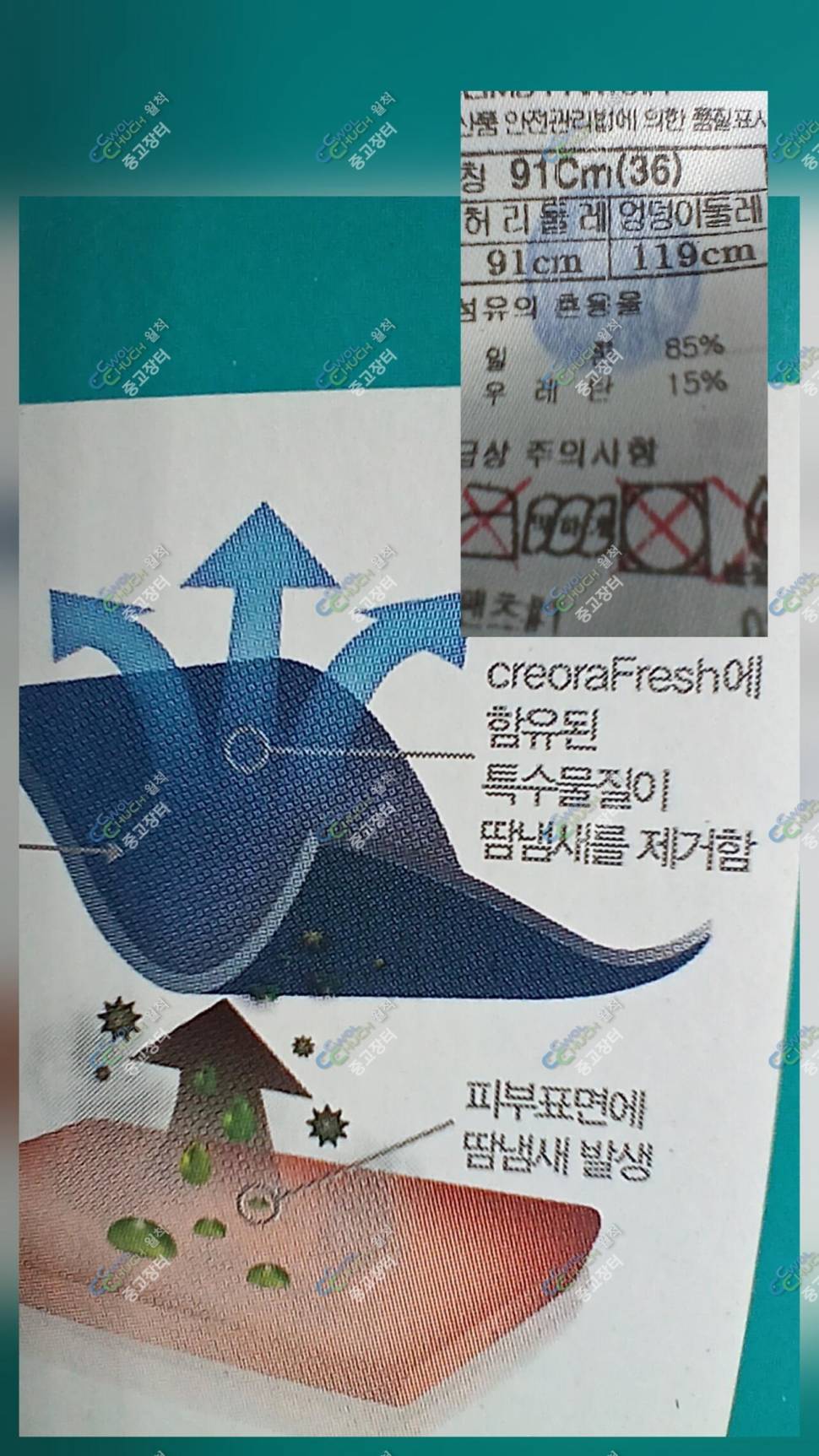 코오롱 34인지블랙야크 36인지 (중고장터 - 비낚시용품)
